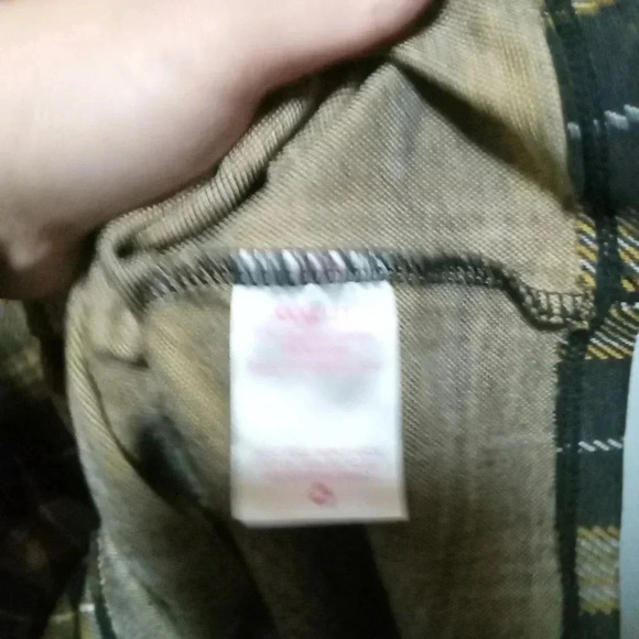 Plaid Black Orange Dress Mini 3XL 4/$15 - Picture 5 of 5